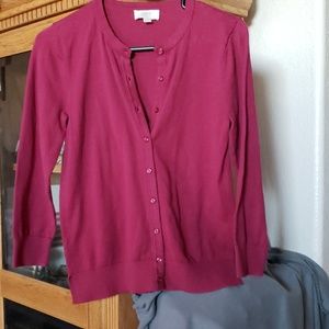 Loft button down cardigan